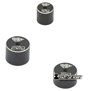 RC-Project Peso Cilindrico in Ottone Nero 10g - Art. RCPJ-A018 - 7700000000217