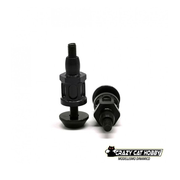 Ergal 7075-T6 Shock Standoff Kit for Kyosho MP10 - rcpj-kymp10-004