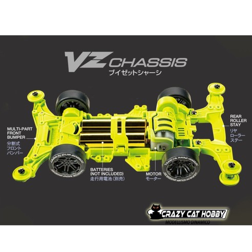 Mini 4WD Iron Beak Japan Cup 2026 Telaio VZ - TAMIYA 95190