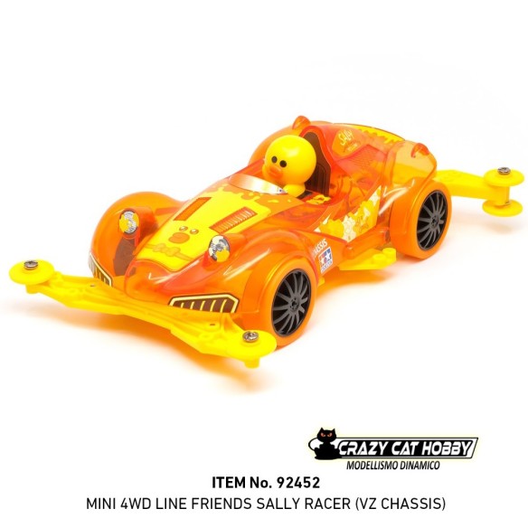 TAMIYA 92452 - Mini 4WD Line Friends Sally Racer Special Edition VZ chassis
