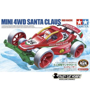 Mini 4wd Santa Claus Red Racer VS chassis - TAMIYA 95698 - 4950344956982