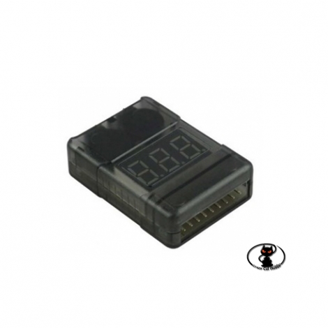 700227 Battery Checker is a convenient accessory to measure the values ​​of your battery pack from 1 to 8s