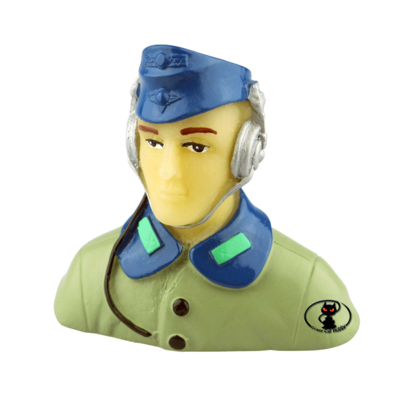 Pilota militare mezzobusto scala 1:10