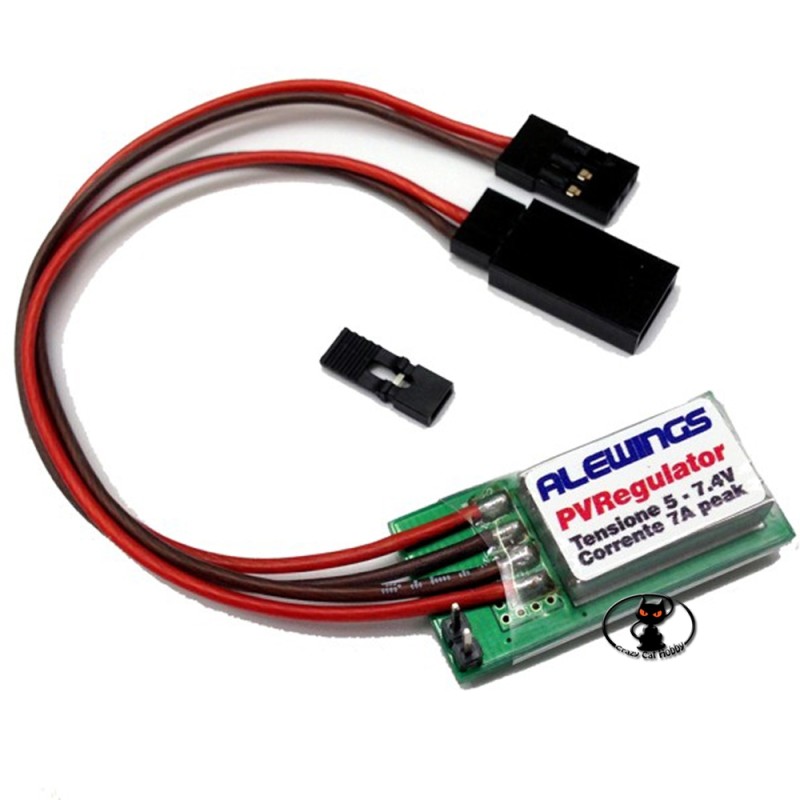 Alewings voltage regulator from 5 to 7,4 volts 7A