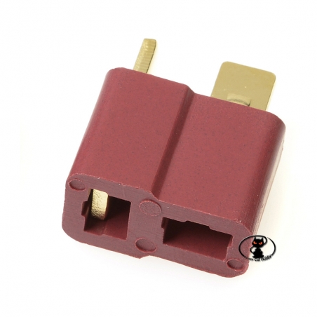 AM-615-10F Connector female deans female red color single piece red