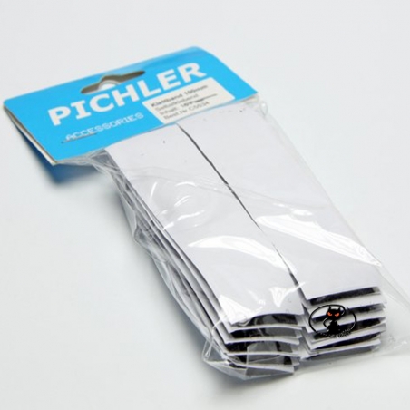 Self-adhesive Velcro for fixing receiver batteries or other components that need an easy detachment.