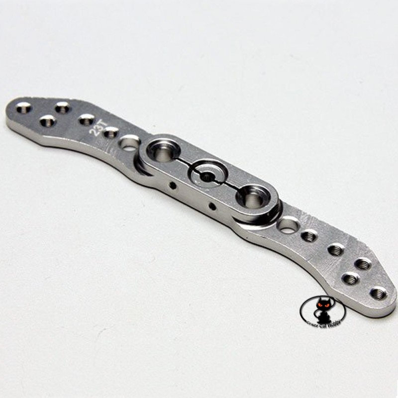 Squadretta alluminio per Hitec 96 mm. per timoni