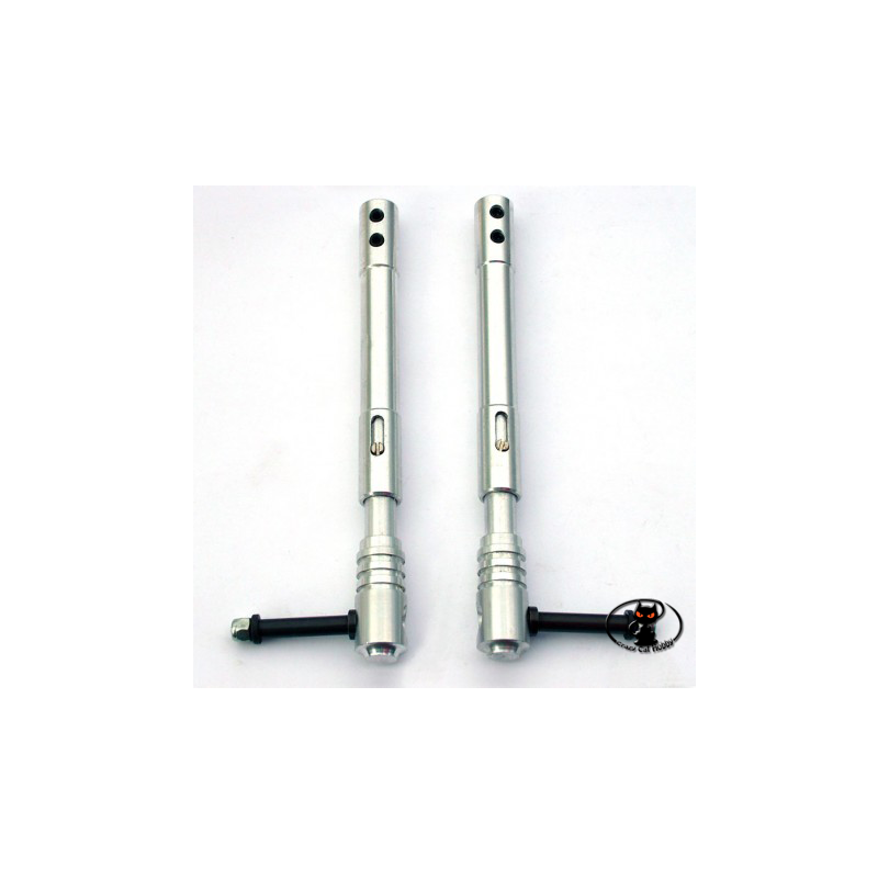 Coppia Carrelli Telescopici mm 150 in alluminio