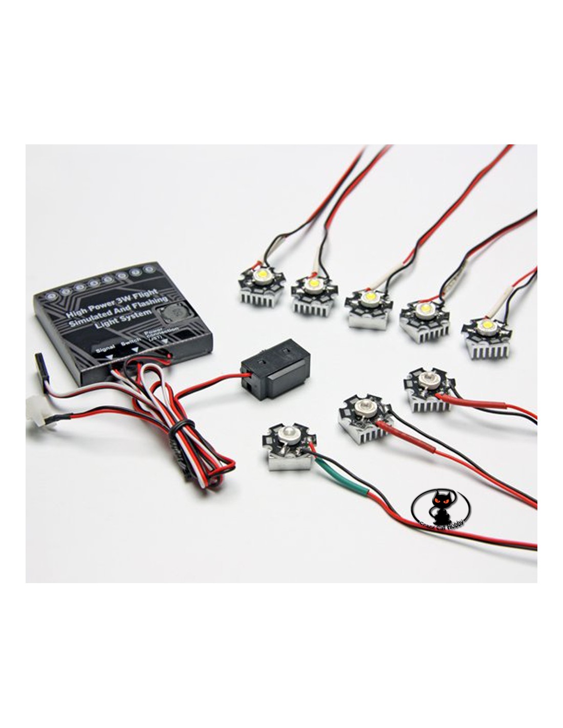 Kit Illuminazione A 15 LED SMD Per Carrozze Ferroviarie, Luce Calda, Analogico/digitale, Discount Models 055K DM
