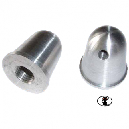 Aluminum spinner nut ø outside 22 mm crankshaft hole with thread M6 C8542