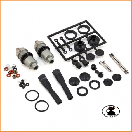 Front shock absorbers kit Big Shock HD coating for Kyosho Inferno MP9 - IFW471