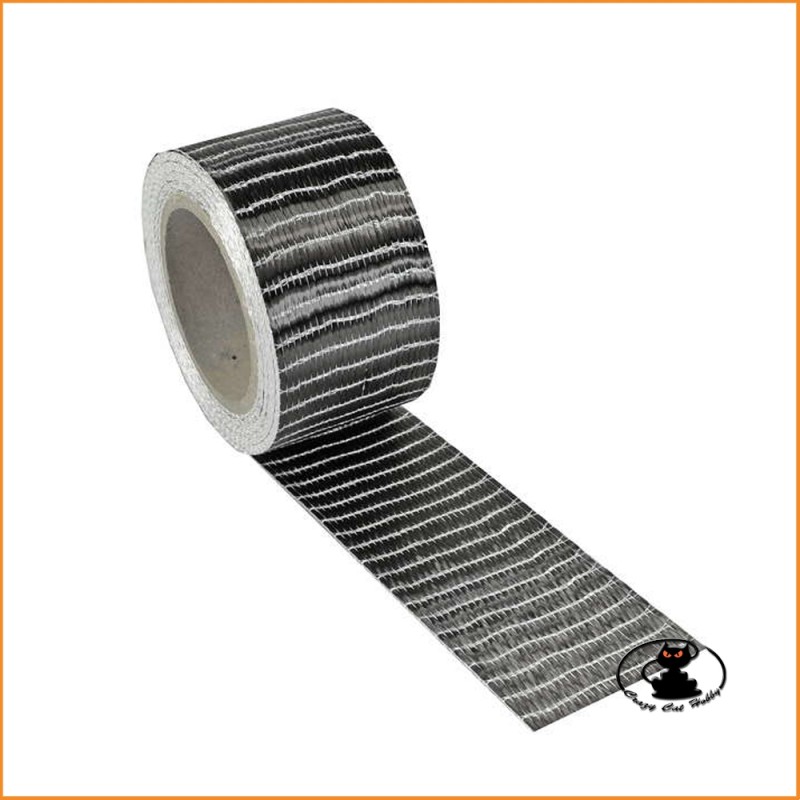 R & G Unidirectional carbon tape 250 gr / m² 50 mm x 2 m
