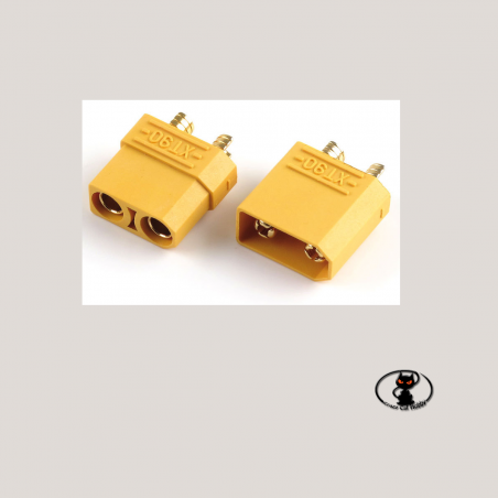 pair of XT90 connectors for high amperage batteries