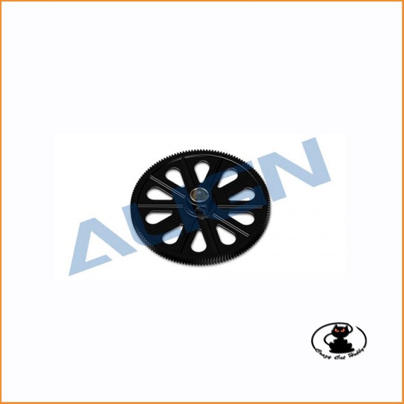 Align T Rex 500 Tail drive gear black 145T M0.6