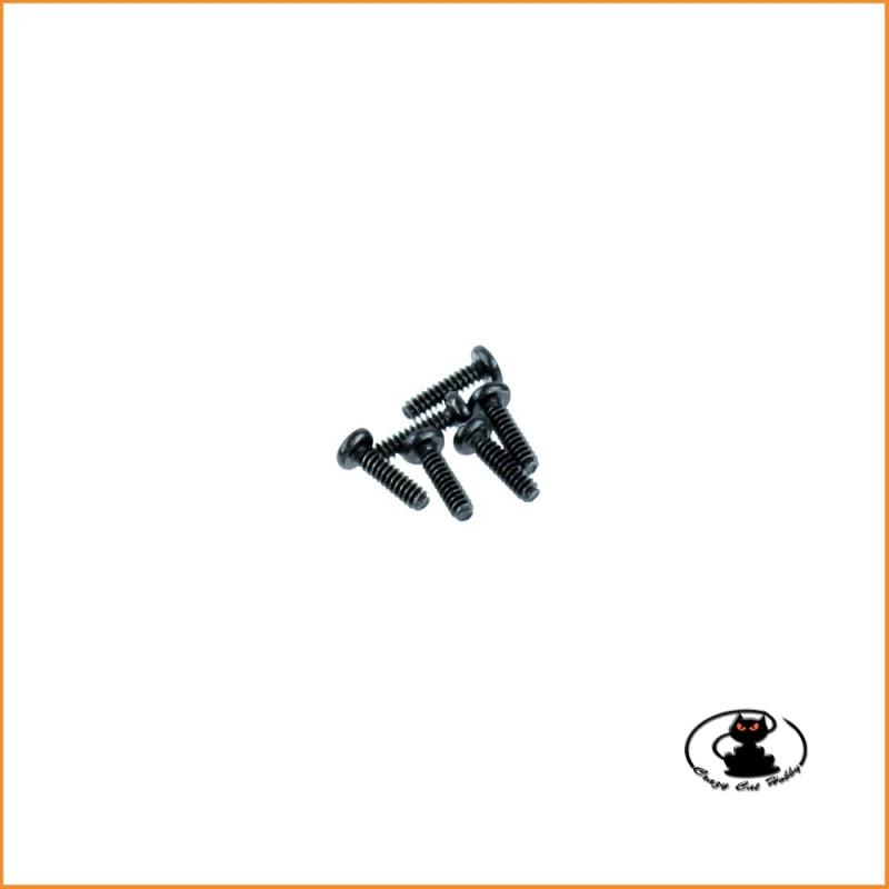 Viti autofilettanti per plastica 3x11 mm - 6 pezzi - Absima 1230365