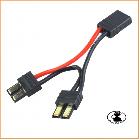 batterie series connection cable with traxxas connectors - 600136 - Yuki Model