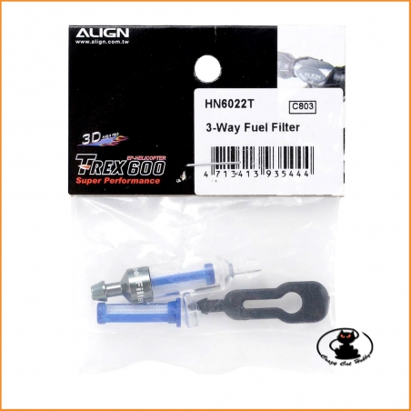 NH6022 3 way fuel filter align - for glow mix