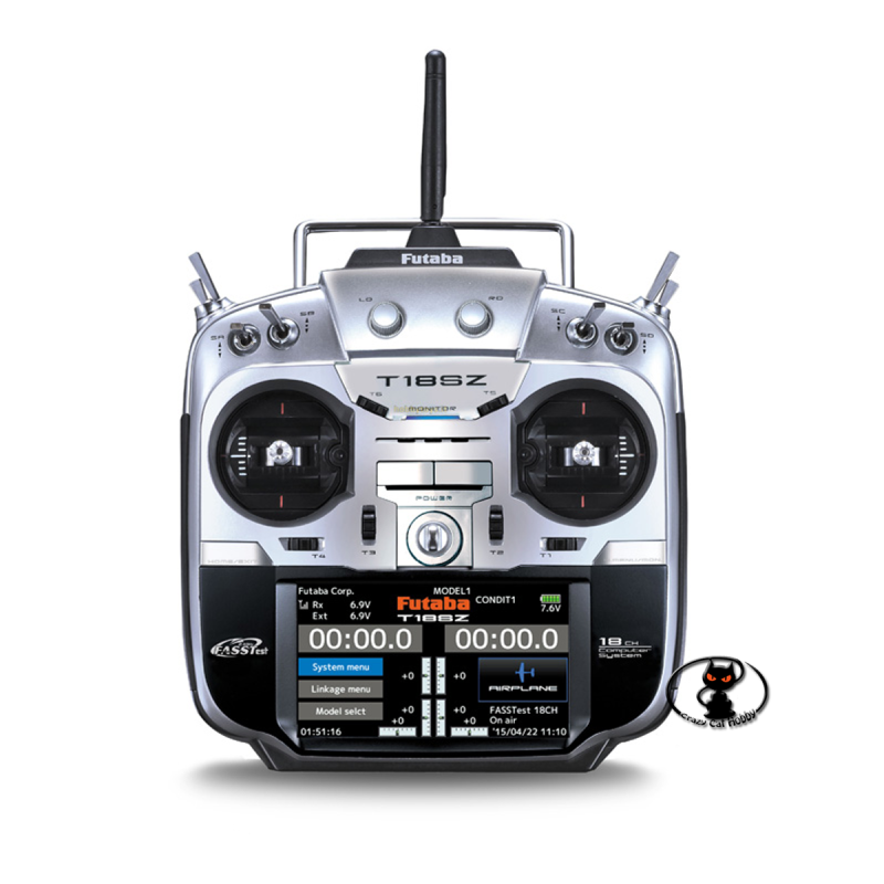FUTABA T18SZ R7008SB (2,4G) MODO 1 + RX R7008SB Garanzia Radiosistemi