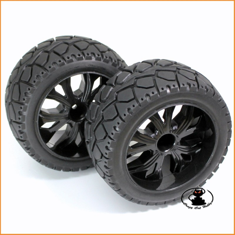 Ruote stradali larghe monster truck - truggy 1:10