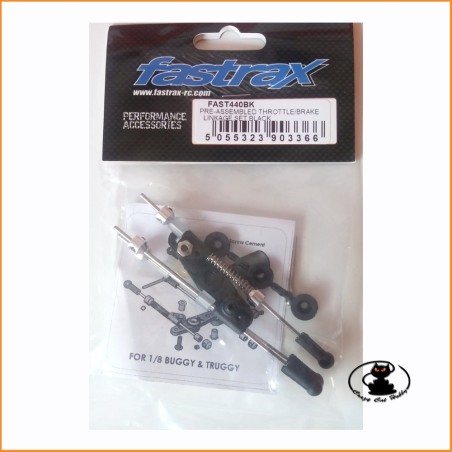 FAST440BK thottle/brake linkage set black