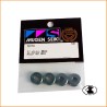 E0159 dado grano regolazione perno sferico barilotto Mugen MBX6-7-8-MGT7 ( 4 pezzi )