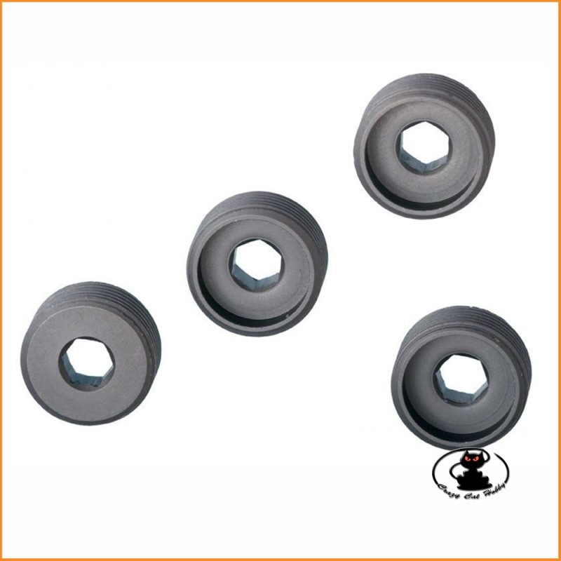 E0159 dado grano regolazione perno sferico fusello Mugen MBX6-7-8-MGT7 ( 4 pezzi )