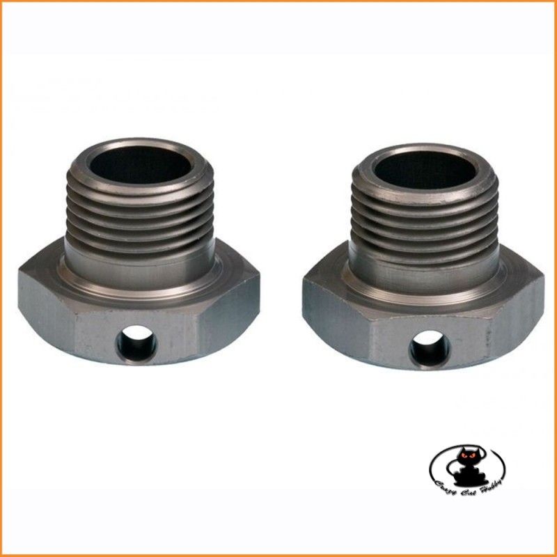 E0239 Wide Offset Wheel Hubs 17 mm 2pcs - Mugen MBX8 MBX7 MGT7