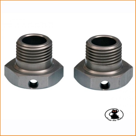 E0239 Wide Offset Wheel Hubs 17 mm 2pcs - Mugen MBX8 MBX7 MGT7