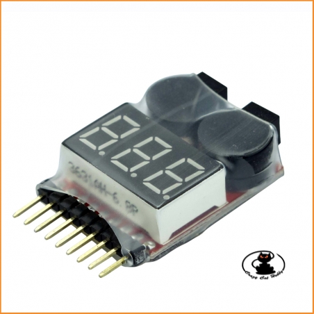 Lipo Checker Alarm - LiIon-1-8S - 997227 - yuki model