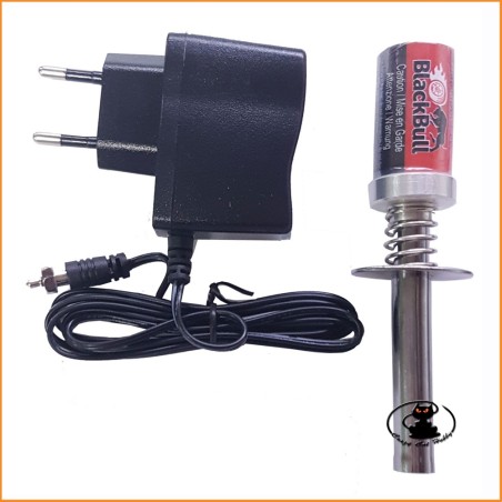 Accendi candela - accendicandela nimh 1800 mah con caricabatteria - Black Bull BB80101