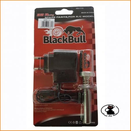 Black Bull glow plug igniter NIMH 1800 mah + charger - BB80101