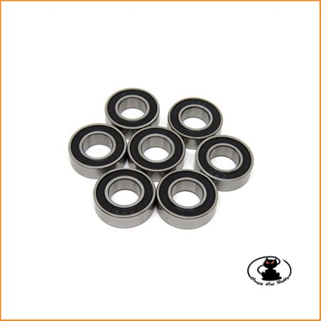 Ball bearing 6x13x5 mm 2RS - 1 piece