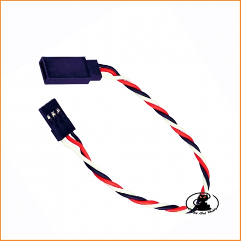 YUKI MODEL servo extention cable gold connector UNI 20 cm twisted -998057B