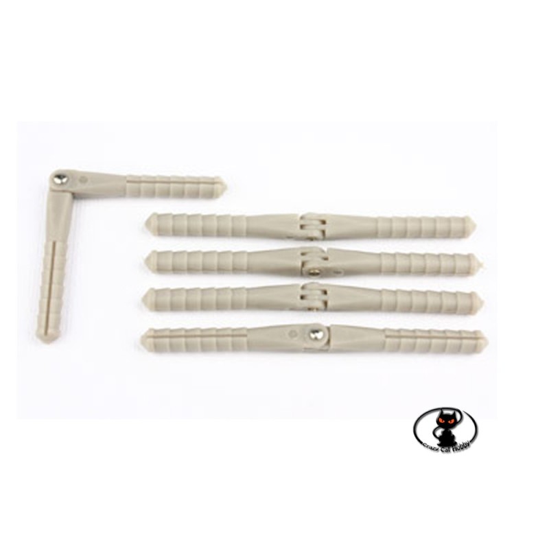 Cerniera in nylon a perno diametro 4,5x67 mm