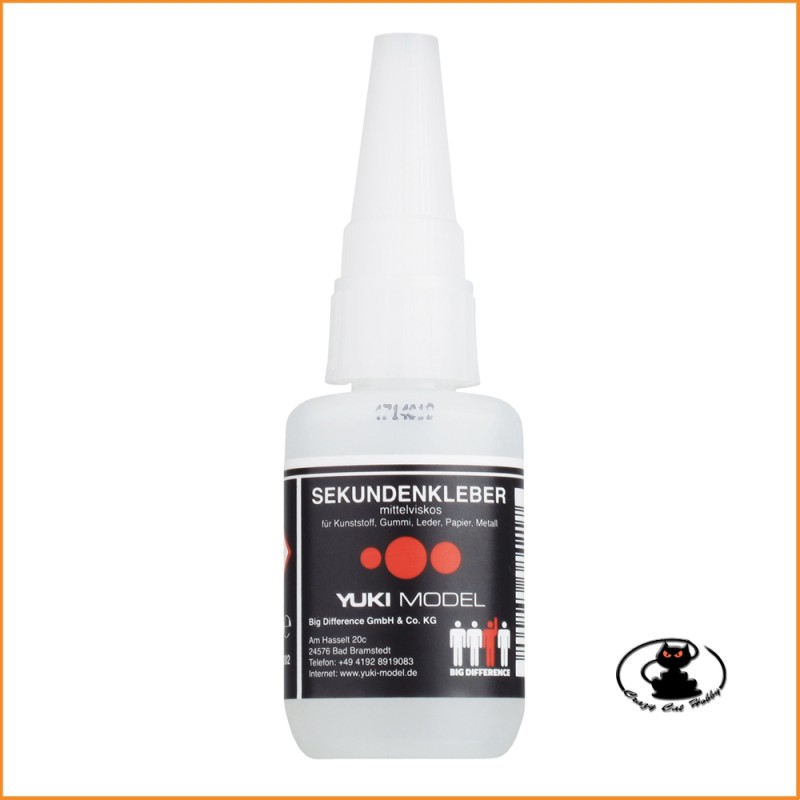 Cyanoacrylate superglue medium viscosity 20 Gr - 650002 - Yuki Model