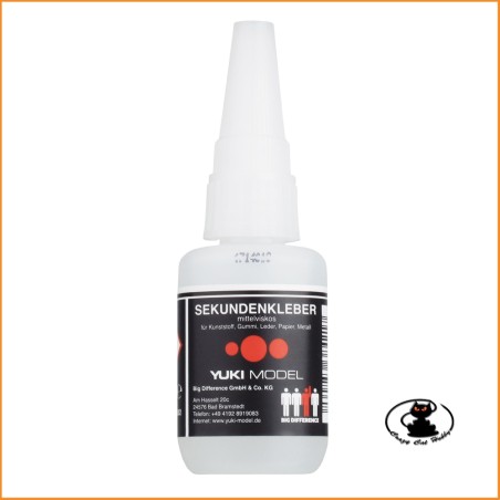 Cyanoacrylate superglue medium viscosity 20 Gr - 650002 - Yuki Model