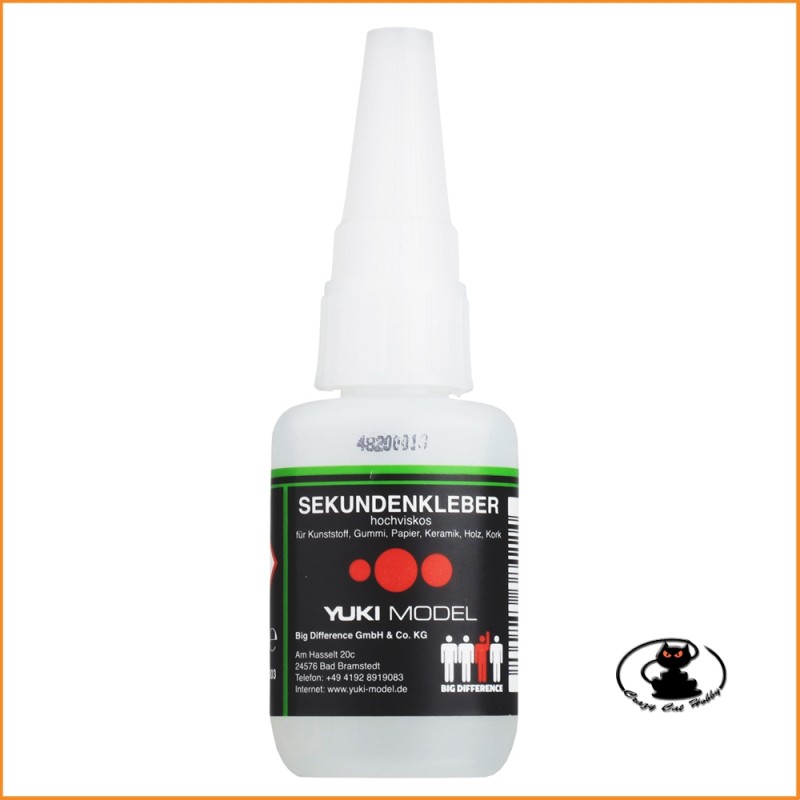 Colla Cianoacrilato Superglue 20 gr densa - Yuki Model - 650003