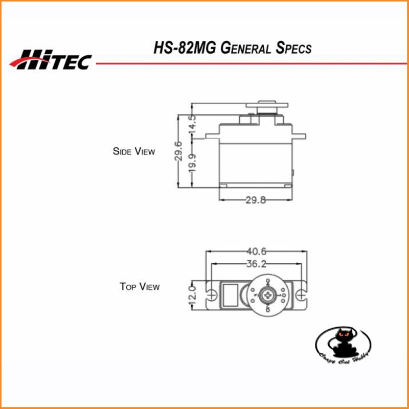 Hitec HS-82MG metal gears