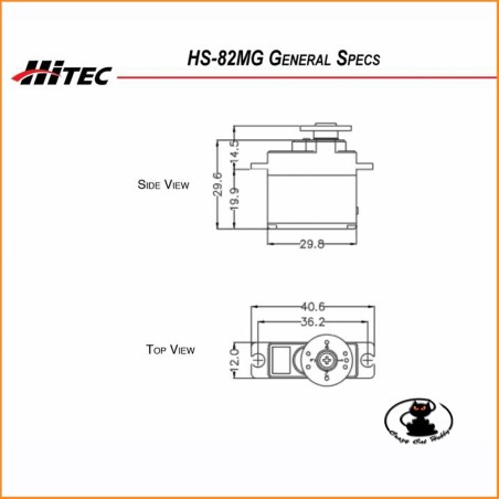 Hitec HS-82MG metal gears
