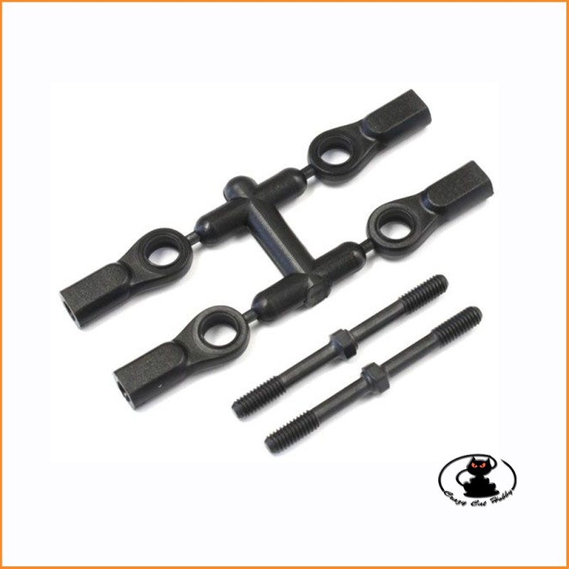 IF332BK Steering Rod Set 4x46 mm  2 pcs Kyosho Inferno Mp9-GT3-777-Mp9e-rtr
