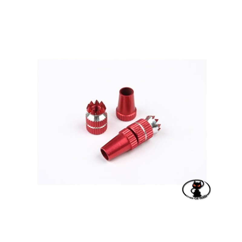 Stick corto per radio Futaba Spektrum Hitec rosso