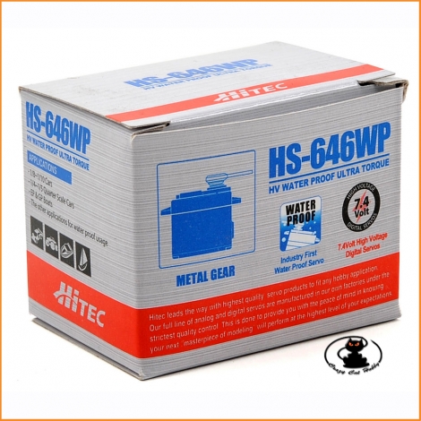 HS-646WP Hitec servocomando standard analogico impermeabile - coppia 9,6-11,6 kg