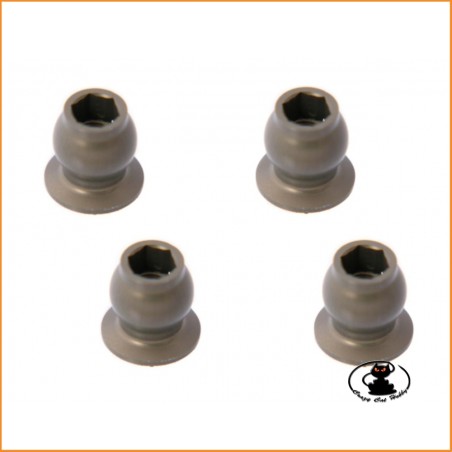 T2805 Al. pivot ball 6mm (4PZ)  Mugen Seiki