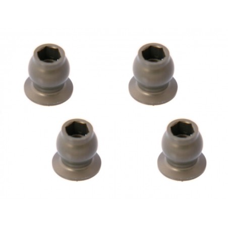 T2805 Al. pivot ball 6mm (4PZ)  Mugen Seiki