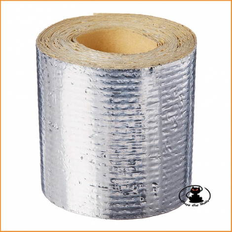Protective adhesive tape with aluminum canvas 40x2500 mm