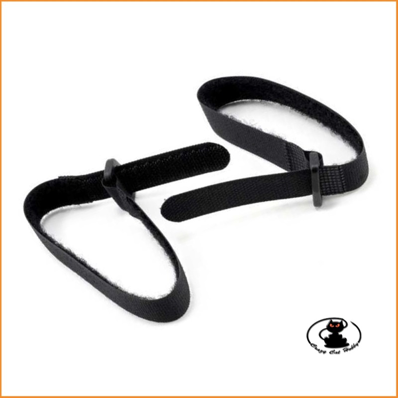 Fascette in Velcro Lunghezza circa 350 mmlarghezza 20 mm ( 2 pezzi ) - aXes 114220