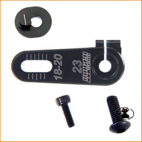 B0552 Mugen Aluminum Adjustable Servo bracket (23T-Sanwa-KO)