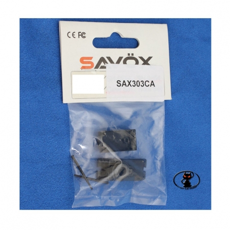 Spare parts in plastic case for servo control Savox SH-0254, replacement plastic case set for Savox SH-0254