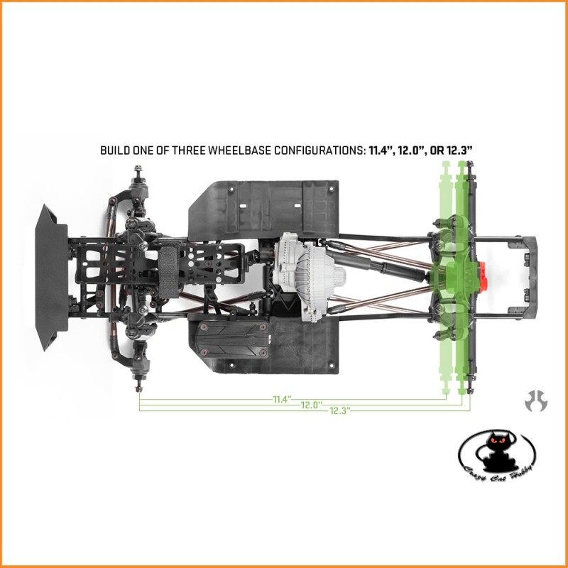 SCX10 II Raw Builder'S Kit - Solo Telaio - AXI90104