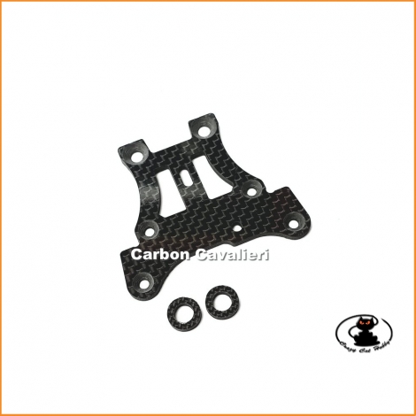 Carbon Cavalieri 3112 Front Upper Plate Carbon Fiber Mugen MBX8 (E2158)